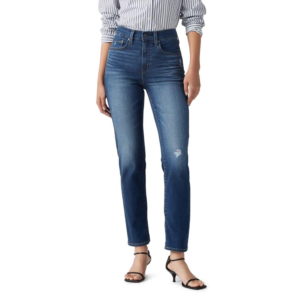 Levi's Womens 724 High Rise Straight Jeans