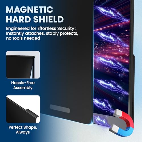 Image of 32 inch & 24 inch Hanging Magnetic Computer Privacy Shield