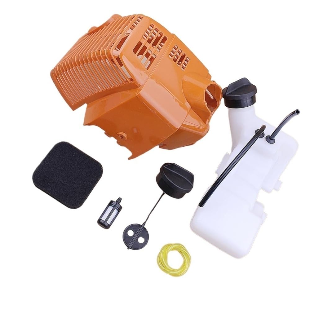 Kit de Cubierta del Motor y Tapa del depósito de Combustible Compatible con desbrozadoras FS75, FS80, FS80R, FS85 y FS85R (4137 350 0410 4137-080-1601)