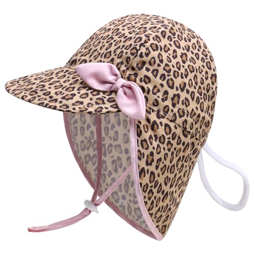 Image of Duoyeree UPF 50+ Baby Sun Hat with Ear and Neck Protection - Toddler Beach Hat for Boys & Girls - Ideal for Summer Fun