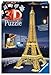 Ravensburger Eiffel Tower - Night Edition - 216 Piece 3D Jigsaw Puzzle for Kids and Adults - Easy Click Technology Means Pieces Fit Together Perfectly