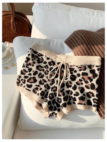 Image of MakeMeChic Women's Mini Micro Shorts Y2k Booty Shorts Sleep Pajama Bottoms