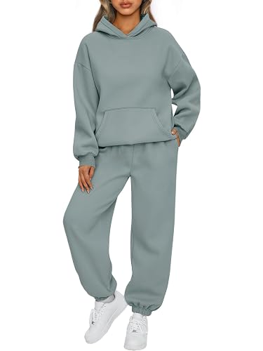 AUTOMET Womens 2 Piece Outfits Lounge Hoodie Sweatsuit Sets Plus Size Fall Fashion Clothes Airport Travel Pants Tracksuits
