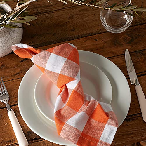 Set de 12 Servilletas de Tela Cuadradas 18x18 pulg Gingham miniatura 4