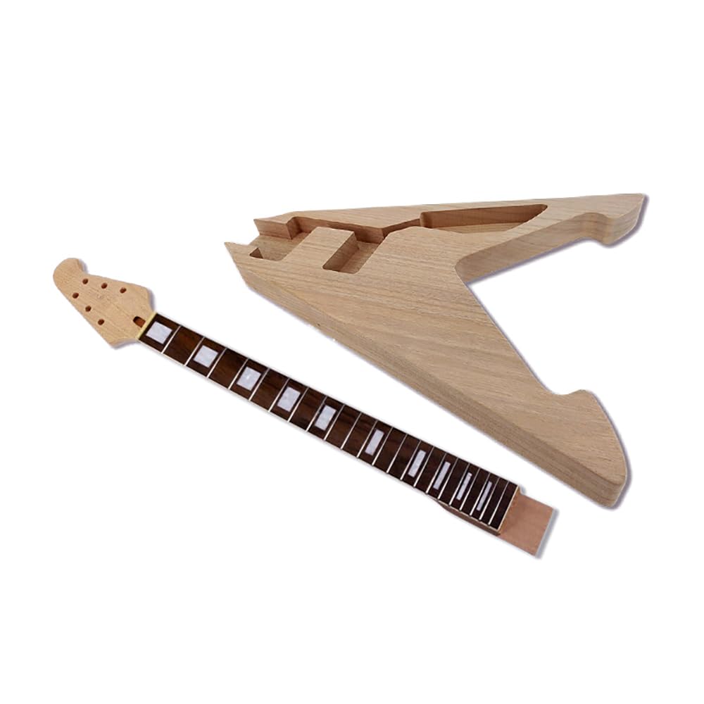 Amazon | ギターキット1セット ギターネック 22フレット 24.75インチ