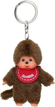 Sekiguchi Boy Red Trailer | 10 cm | Monchhichi Key Chain