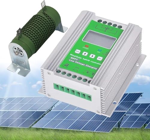 9000W Off-Grid Hybrid Wind Solar Controller | MPPT Auto Battery Charge Boost & Float | Max 6000W Wind Turbine Generator for Renewable Energy Solutions