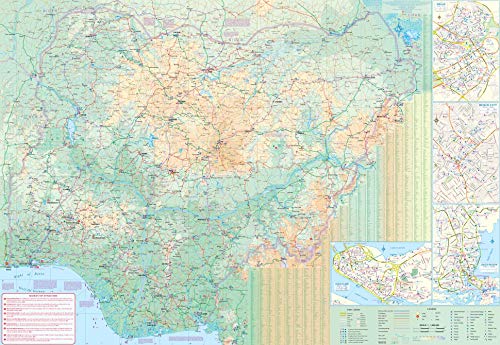 Nigeria & Niger Travel Reference Map 3Rd Ed 1:600,000/1:2,000,000 #TOP8
