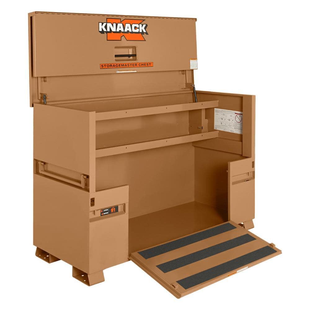 Knaack, 91, Jobsite Piano Box, 72" W x 30" D x 46" H, Tan