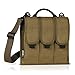 Savior Equipment Tactical Rifle & Pistol Magazine Pouch Carrier for M4 Carbine AR15 AK47 - Up to 6 Extended Mag, Adjustable Padded Shoulder Strap Included