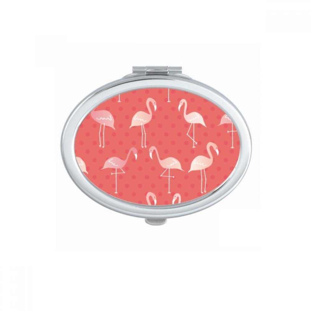 Miroir compact portable flamant rose pour corriger votre maquillage partout