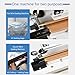Qiokoith Heat Sealer, Heavy Duty Impulse Foot Sealer, Heat Sealer with Cutter, 6 Adjustable Heating Times, for Industrial and Commercial use