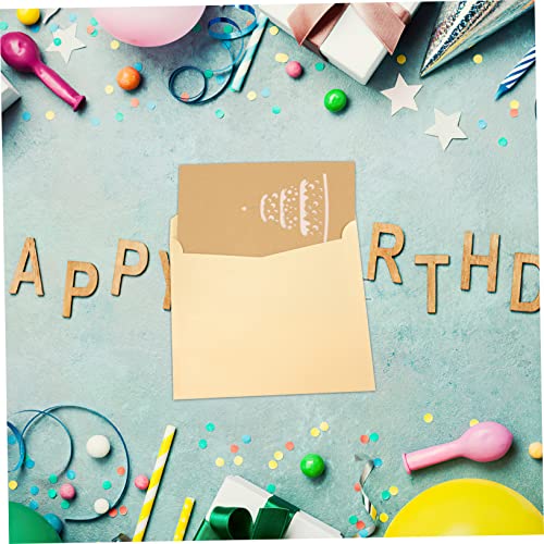 EXCEART cartões de bênção cartões de mensagem bolo de aniversário - up cartões comemorativos cartão