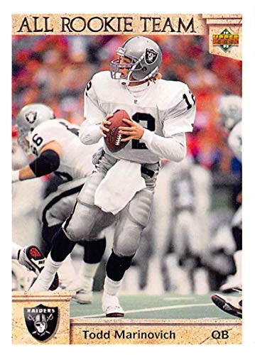 1992 Upper Deck #31 Todd Marinovich Los Angeles Raiders ART NFL Football Card NM-MT