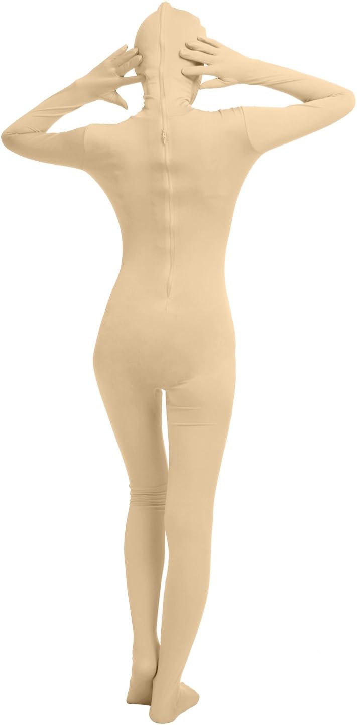 Shinningstar Unisex Cos Bodysuit Eyes Open Mouth Open Spandex Zentai Full Body Unitard