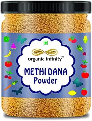 Green Velly Indian Organic Infinity Methi Seeds Powder | Fenugreek Seeds Powder - 100 GM By Organic Infinity
