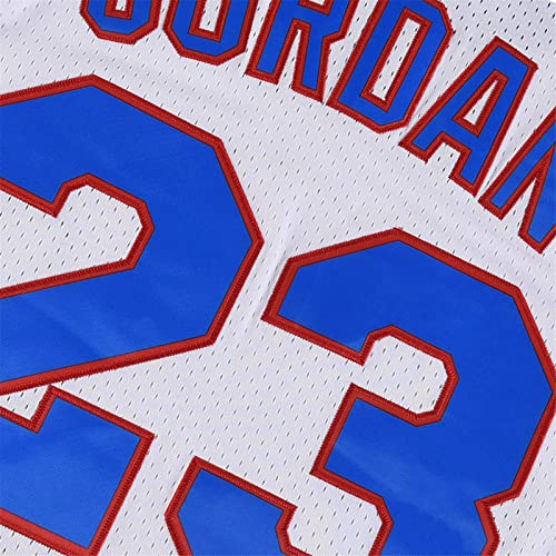 Othercrazy Youth Basketball Jersey #23 Space Movie Jersey For Kids Shirts (White, Large) #TOP3