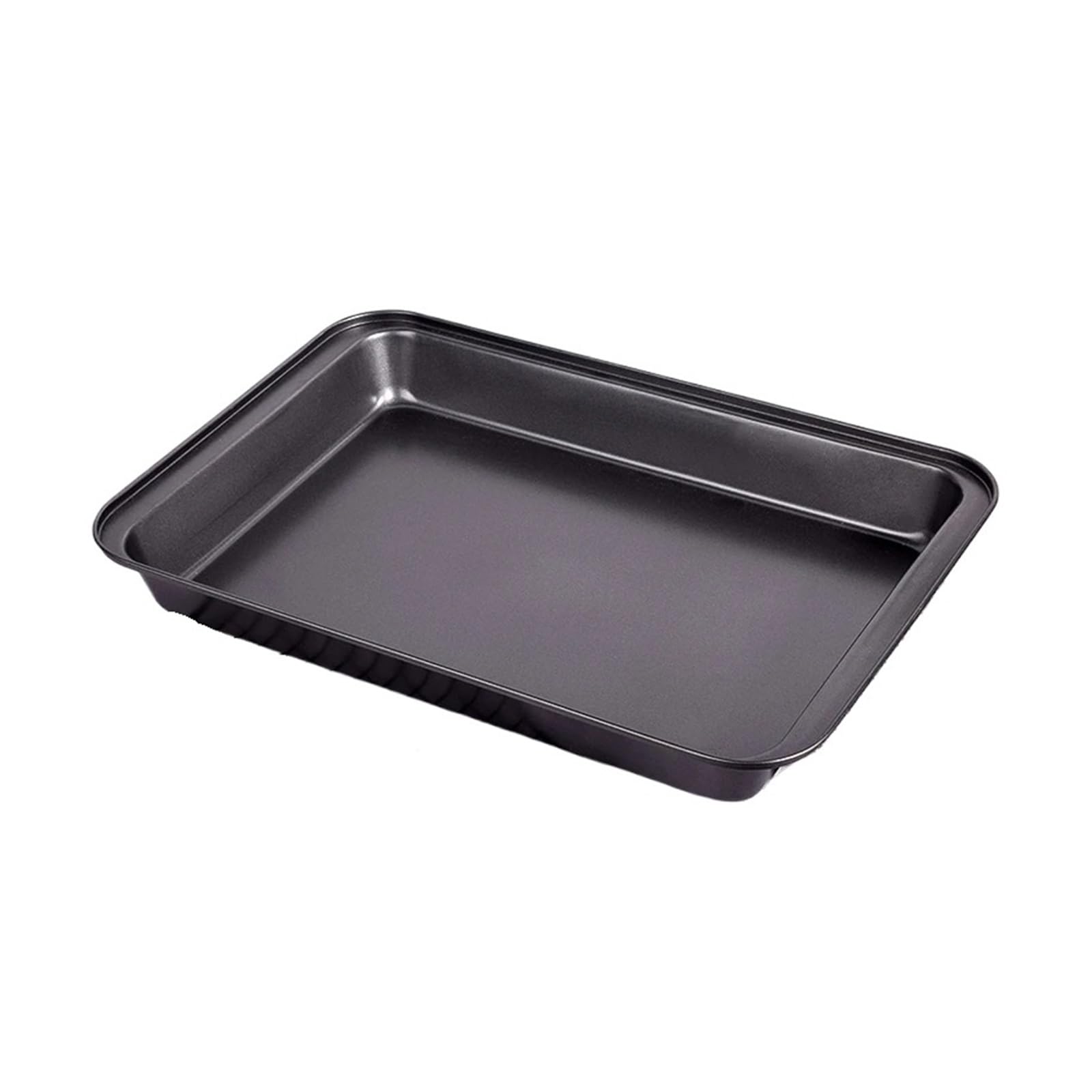 Moule à gâteau rectangulaire en acier au carbone noir 42x28.5cm pour four