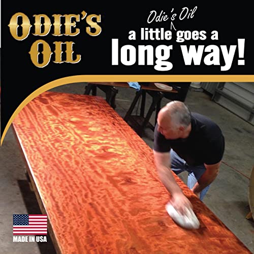 Odie's Oil • Universal Finish For Wood • Leather • Plastic • Vinyl • Metal And More • 9 Ounce Glass Jar • Food Safe And Solvent Free Non Toxic Finish … #TOP2