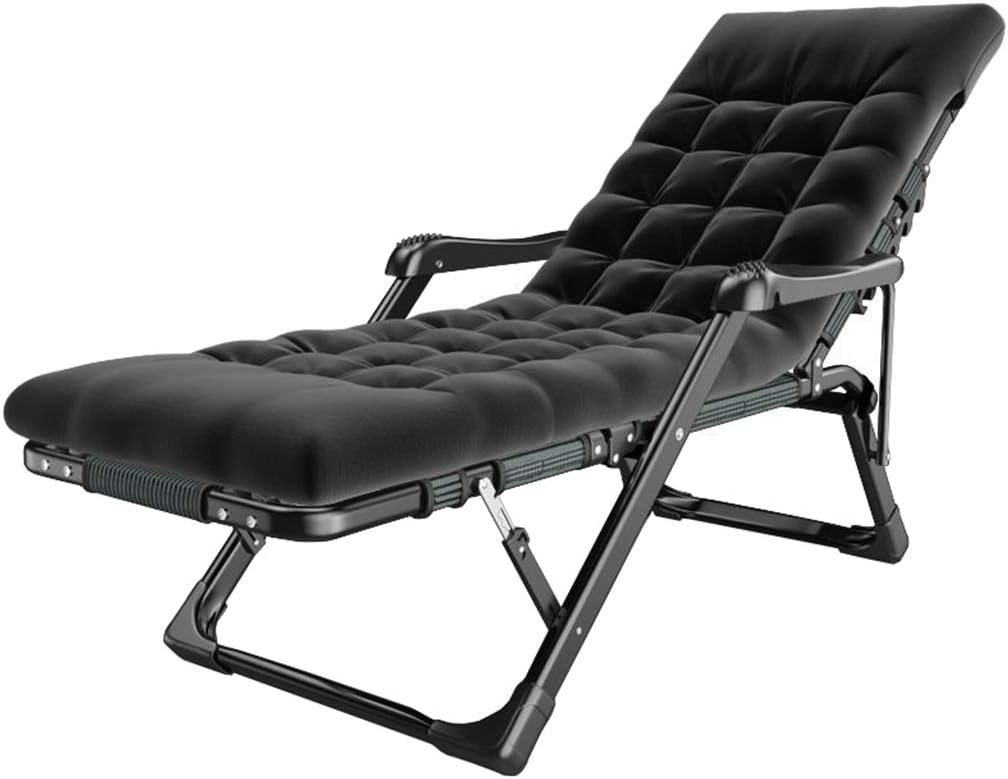 Leisure Chair for Patio Beach Pool Folding Reclining Sun Lounger Camping Chair Outdoor Reclining Chairs Zero Gravity Patio Garden Chair Max.250kg