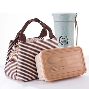OANGO Lunch Box for Office with Water Bottle and Hand Bag for Women/Girls Tiffin Box for Travelling, School & Office Random Color