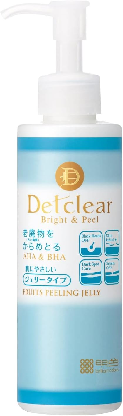 Meishoku Detclear Facial Peeling Jelly (Non Fragrance), 180 ml (Pack of 1)
