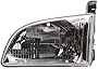Evan-Fischer Headlight Assembly Compatible with 1998-2000 Toyota Sienna Halogen Driver Side
