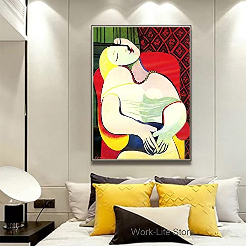 Peinture art abstrait sur toile imprimée sans cadre 50x70 cm pour mur de salon