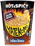 YATEKOMO Hot & Spicy | Fideos Orientales Sabor Picante. Preparación Rápida en 3 Minutos - 1 Bol de 61g (Paquete de 5)