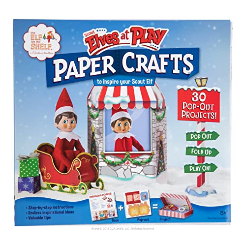 Elf on The Shelf Scout Elves at Play Paper Crafts