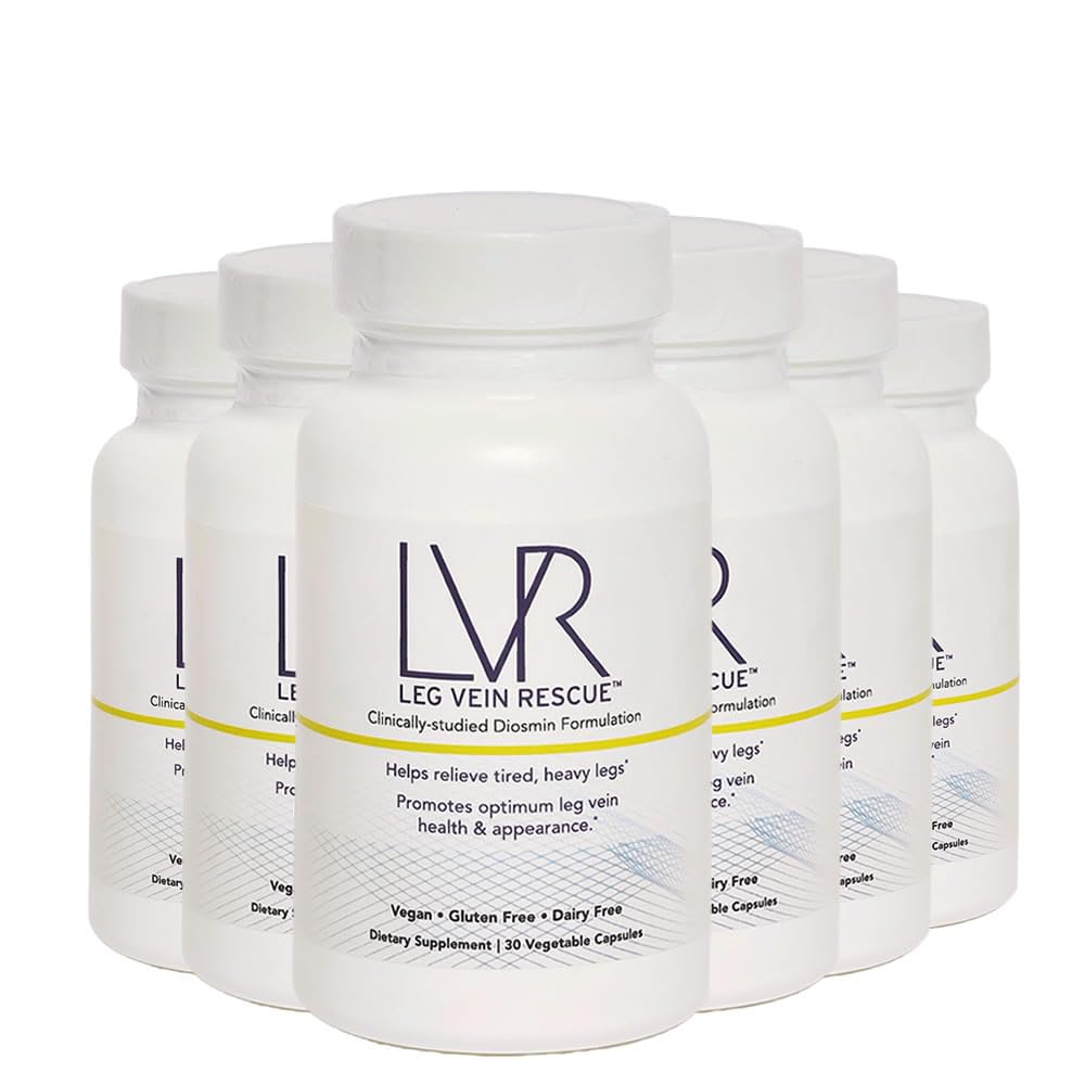 Diosmin Leg Circulation Supplement Clinically Studied Vein Support for Heavy Tired Swollen Legs Supports Healthy Blood Flow Venous