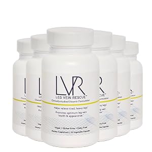 Diosmin Leg Circulation Supplement Clinically Studied Vein Support for Heavy Tired Swollen Legs Supports Healthy Blood Flow Venous