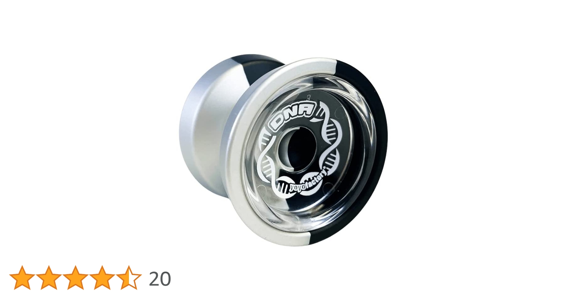 Amazon | DNA YoYo (ブラック/シルバーフェード) | ヨーヨー | おもちゃ