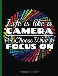 Photographer Notebook: College Ruled Composition Book 100 pages (50 Sheets), 9 3/4 x 7 1/2 inches: Volume 1 (Photography Gift Accessories)