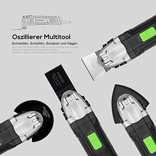 GALAX PRO 3.5A 6 Variable Speed Oscillating Multi Tool Kit with Quick Clamp System Change and 30pcs Accessories, Oscillating Angle:4° for Cutting, Sanding, Grinding by GALAX PRO - Image 2