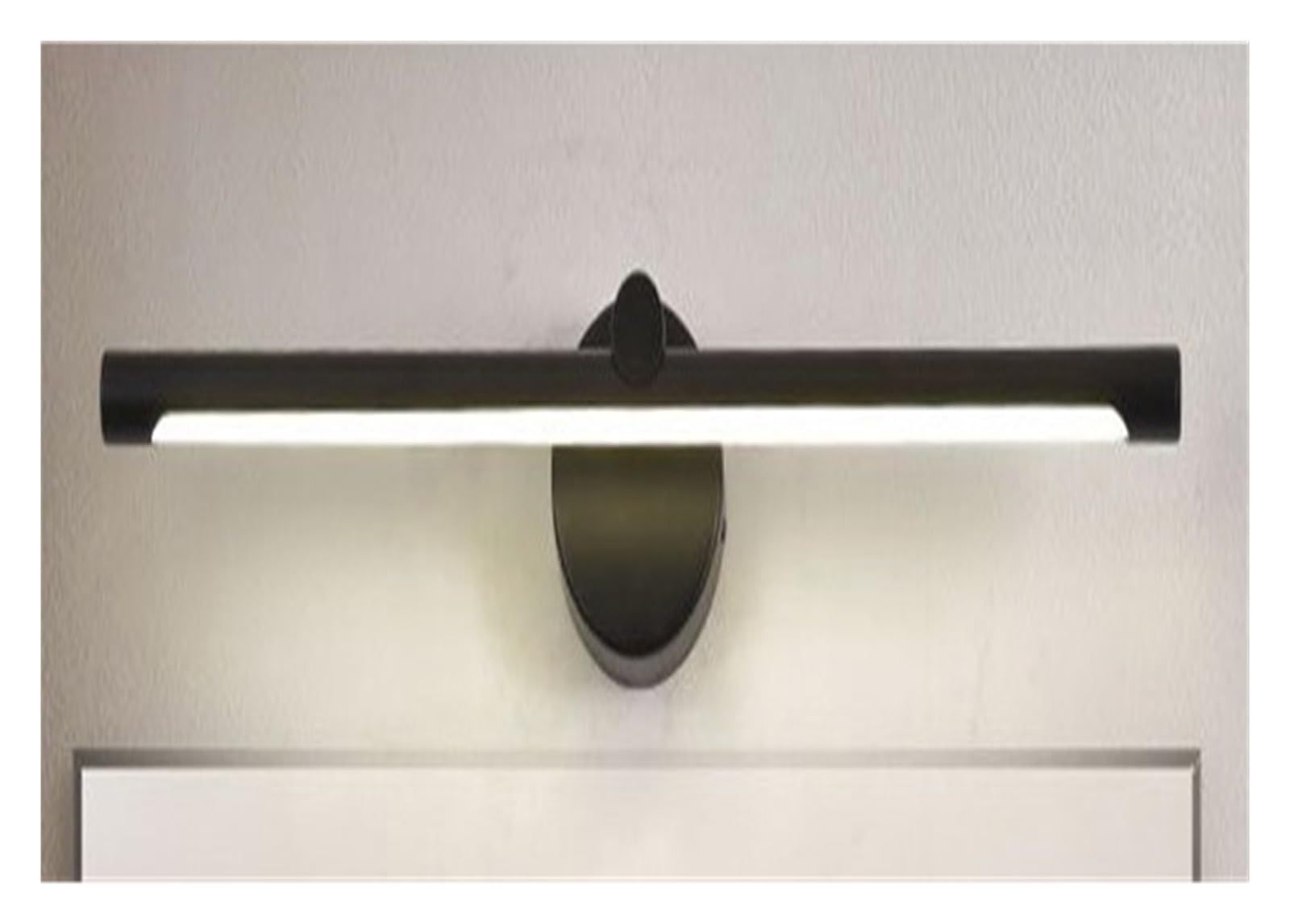 Lámpara de pared con espejo y sensor de movimiento, luz de pared moderna nórdica con interruptor táctil, iluminación interior(Cool 500-7000K,Sensor Black 40cm)