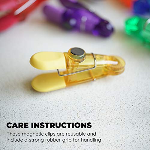 Culinary Elements Magnetic Multi-Purpose Clips: Colorful Kitchen Bag Clips With Strong Grip #TOP4
