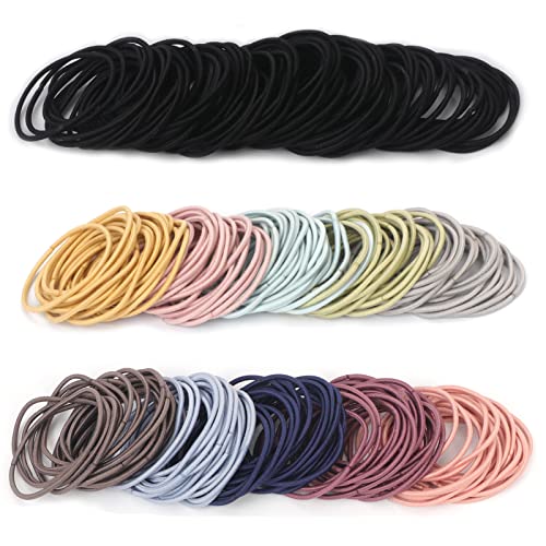 Unaone 300 PCS No Crease Hair Elastics Ties