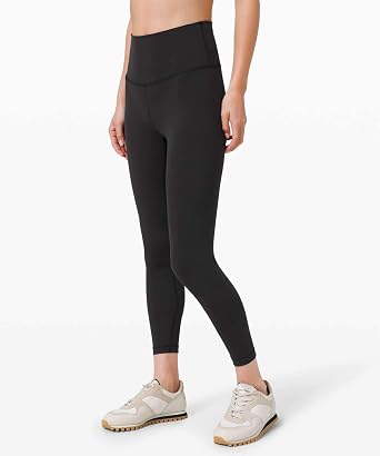 Lululemon Athletica Wunder Train Hi-Rise Tight 25' (BLK, 0)