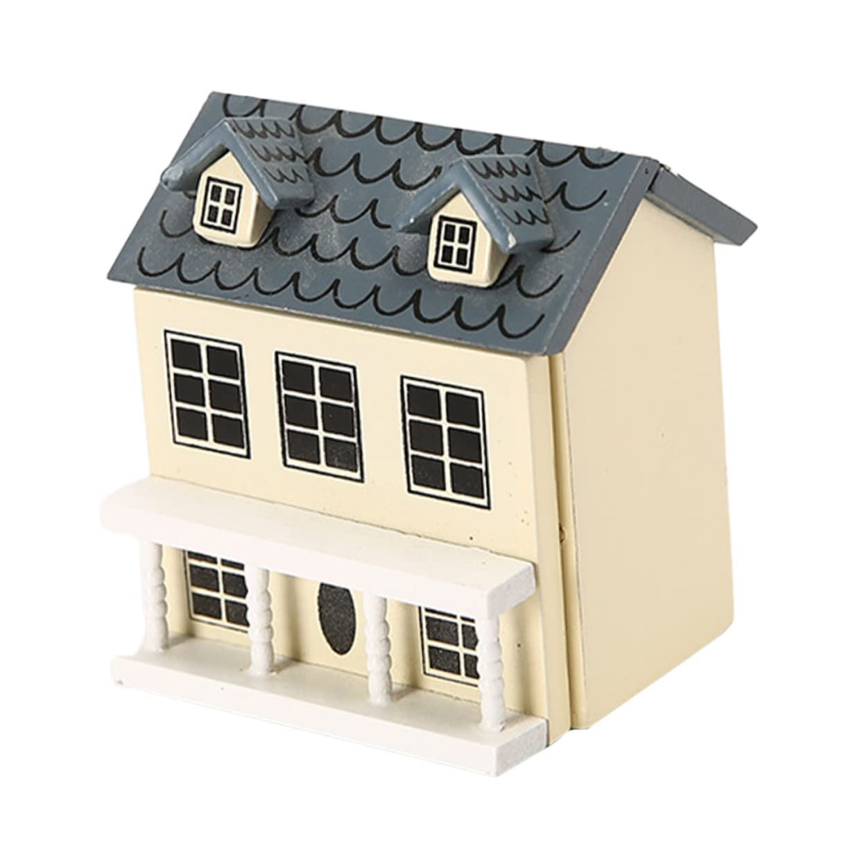 FOYTOKI 1:12 Scale Miniature Dollhouse Kit DIY Small Model House Led Lights Home Dec