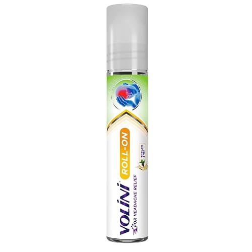 Volini Headache Relief Roll-On, 10ml, Instant Relief, with Clove & Mint, Non-Sticky, On-the-Go Relief - Pack of 1