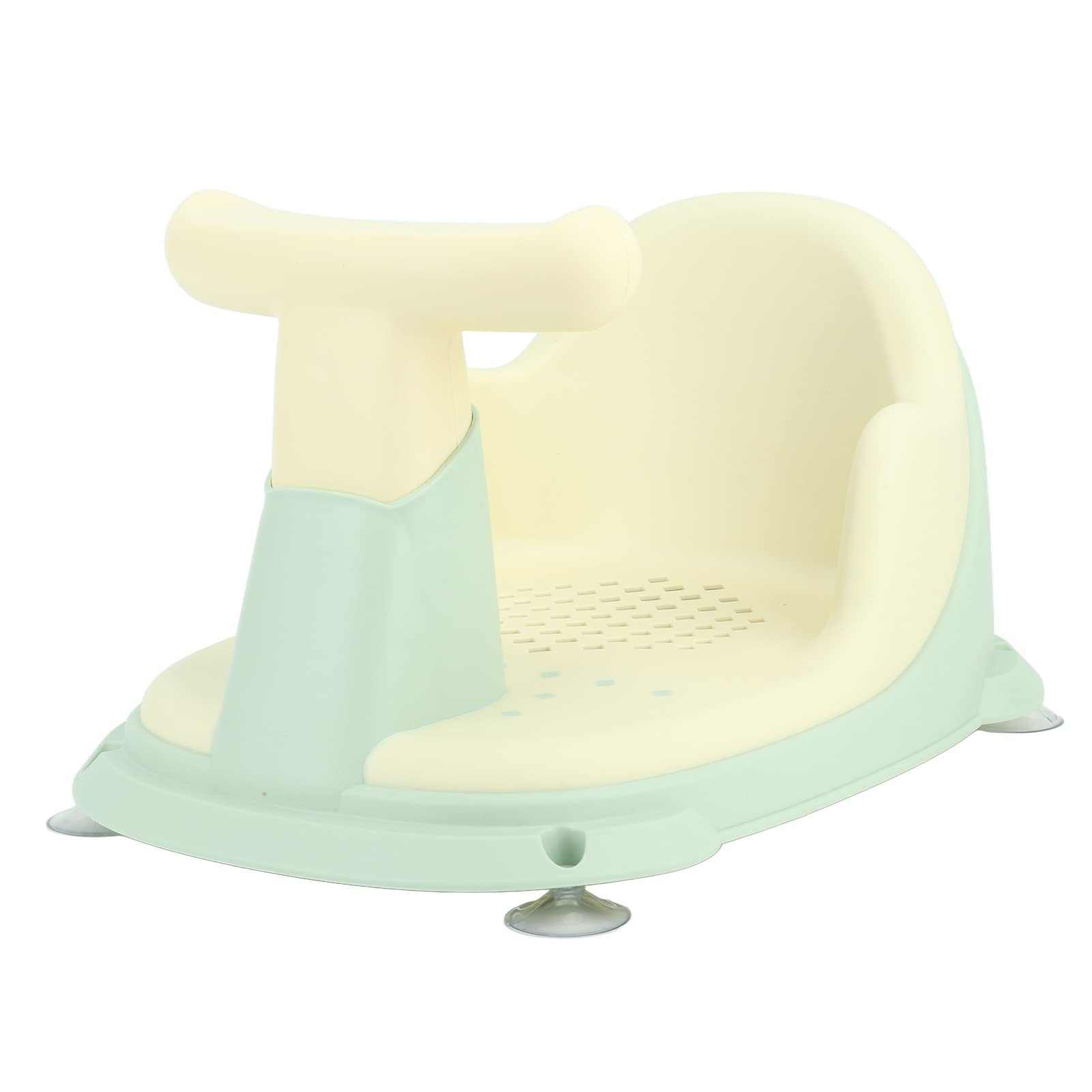 VGEBY Seggiolino da Bagno in Plastica per Neonati, Schienale Regolabile e | Materiale Plastico Antiscivolo, Adatto a Vasche standard. Design Leggero e Pieghevole per Facile riporlo. Compatibile con