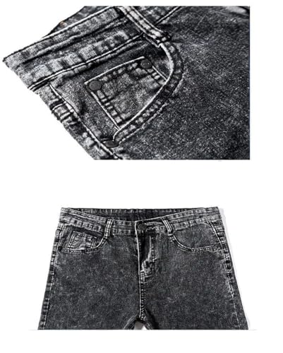 Mnjyihy Men Autumn Jean Set Jacket Suit Jacket Handsome Stand Collar Slim Fit Single Breasted Jacket Trousers Suit4