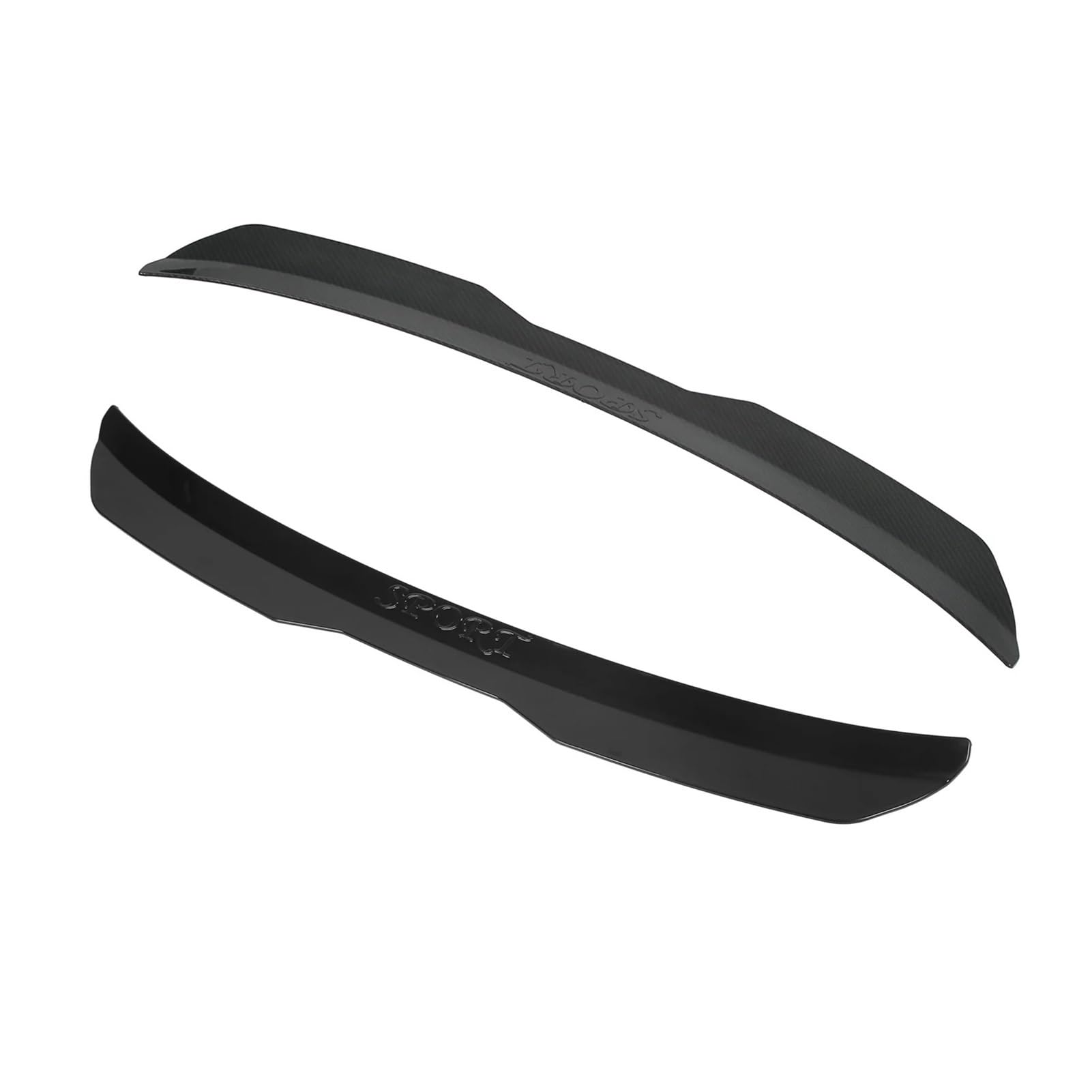 Spoiler posteriori per auto Per Bagagliaio Per Tetto Universale Per La Modifica Dell'auto Ricambio(Glossy Black)