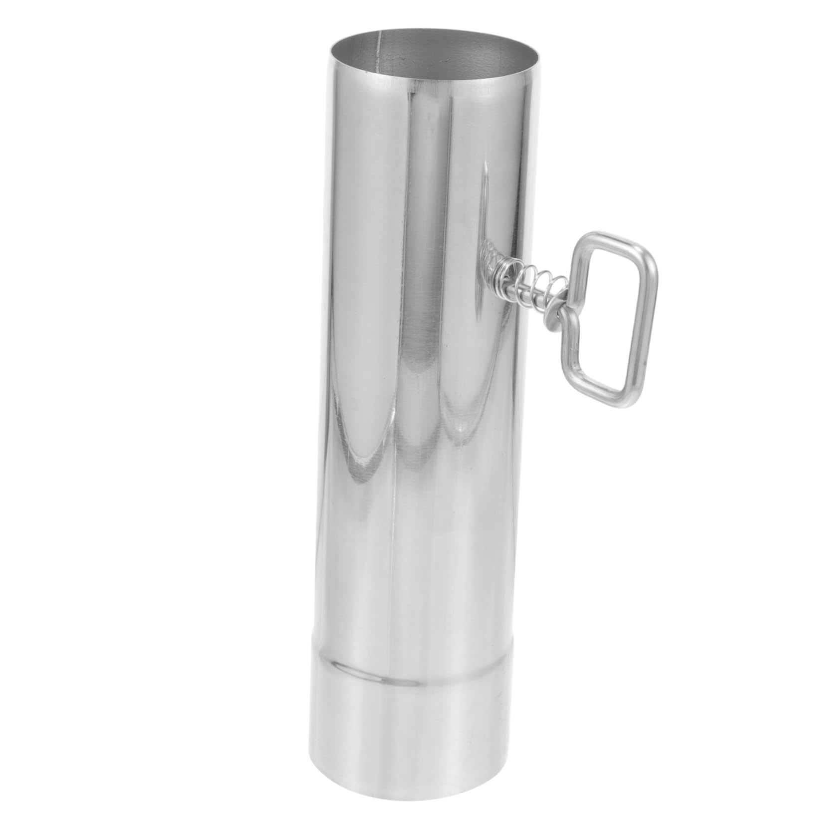 Tubo de estufa con manguera de amortiguador, tapa de escape, pozo de combustión de combustión de gas para caldera de combustión, escape ajustable, estufa de escape ajustable, acero inoxidable plateado