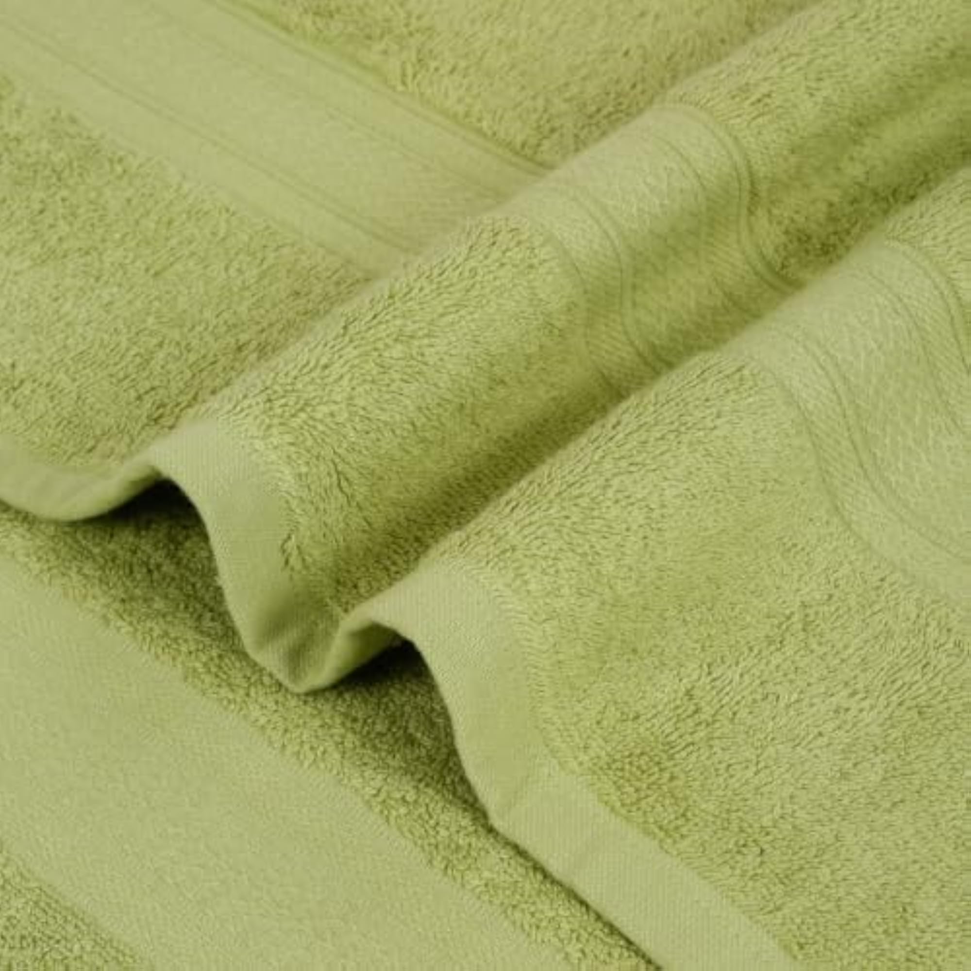 500 GSM Cotton Towels Set, Highly Absorbent & Plush, 4 Pcs