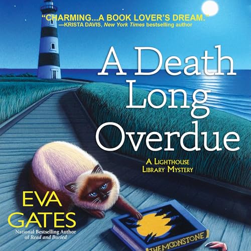 A Death Long Overdue: A Lighthouse Library Mystery B0DJ24H735 Book Cover