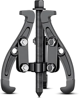 BELOMI 3 Jaw Inner Bearing Puller, Pilot Bearing Gear Puller for Auto with Reversible Jaws, Heavy Duty Gear Extractor Tool for Automotive Wheel, Pulling Kit for Motorcycle Car SUV (12 inch)