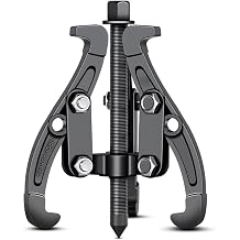 BELOMI 3 Jaw Inner Bearing Puller, Pilot Bearing Gear Puller for Auto with Reversible Jaws, Heavy Duty Gear Extractor Tool for Automotive Wheel, Pulling Kit for Motorcycle Car SUV 8 inch