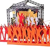 konzertkarten münchen Farbe: rot, orange und grau - Format: 17 x 12,5 cm